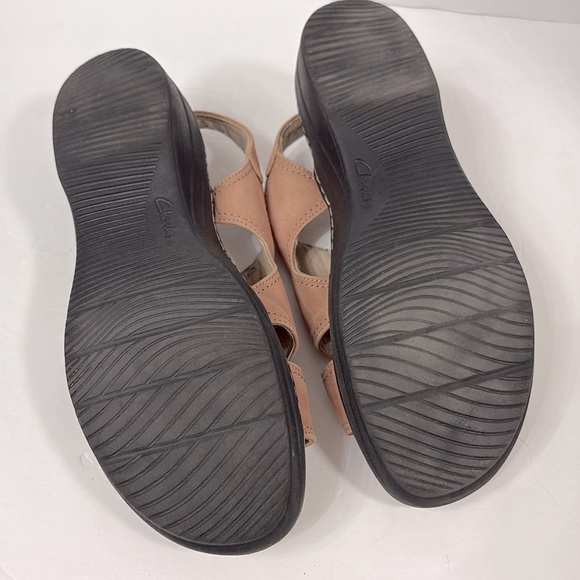 Clarks Collection Women's Merliah Leather Slingback Sandal open toe /Sand - Picture 7 of 9